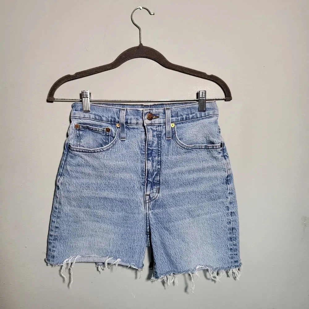 MADEWELL DIY Cut Shorts | Size 26 | Light Wash | Like New Condition Denim